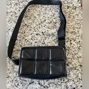 Amanda Uprichard NY Quilted Vegan Leather Belt Bag Adjustable Strap